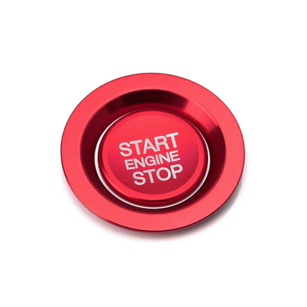 

Accessories Switch Button Cover Trim Replacement Protector Red Ignition