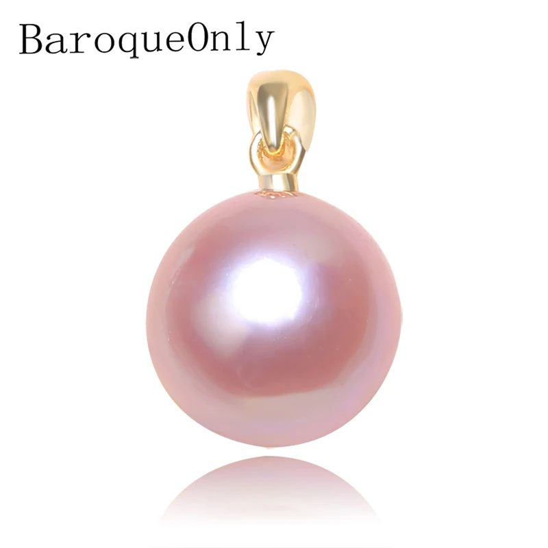 Baroqueonly натуральный пресноводный жемчуг ювелирное изделие S925 серебро 10 мм Эдисон