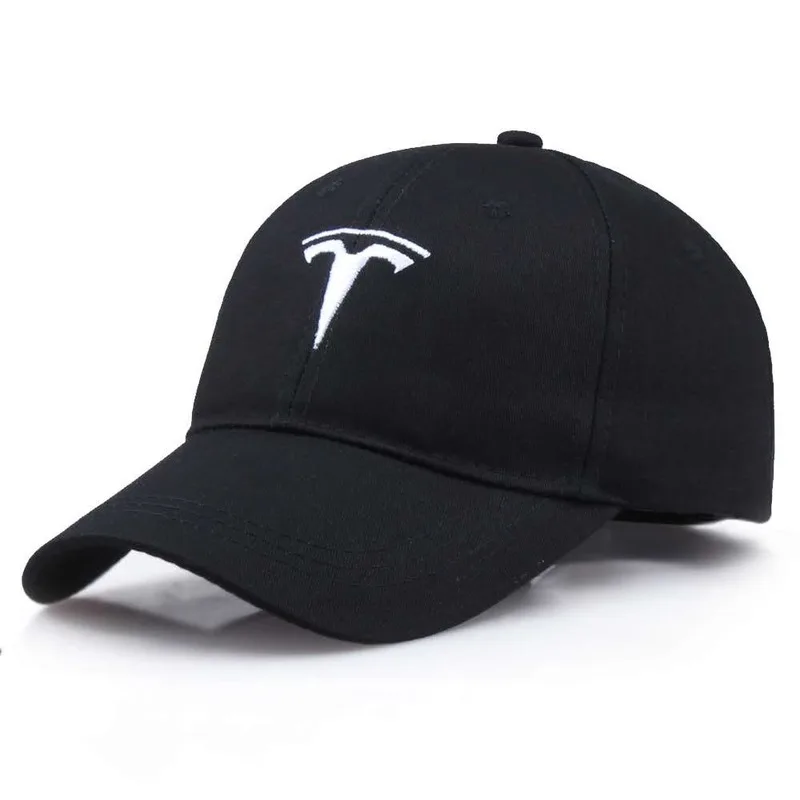

Baseball Cap for Tesla car logo Embroidery Casual Snapback Hat 2019 New Fashion High Quality Man Racing Motorcycle Sport hat