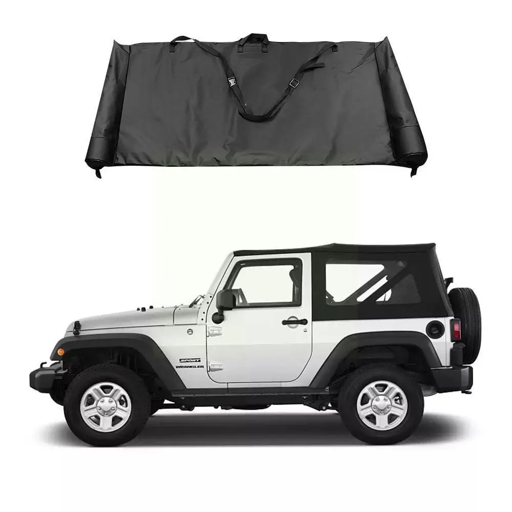 

New Soft Top Convertible Window Storage Bag Off-road Vehicle Storage Bag For 2019-2021 Jeep Wrangler JL Outdoor Travel Esse V3X4