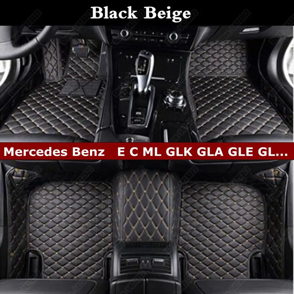 Коврики для автомобиля Mercedes Benz все модели CLK SLK CLA CLS G GLS GLC E ML GLK GLA GLE GL S R A B |