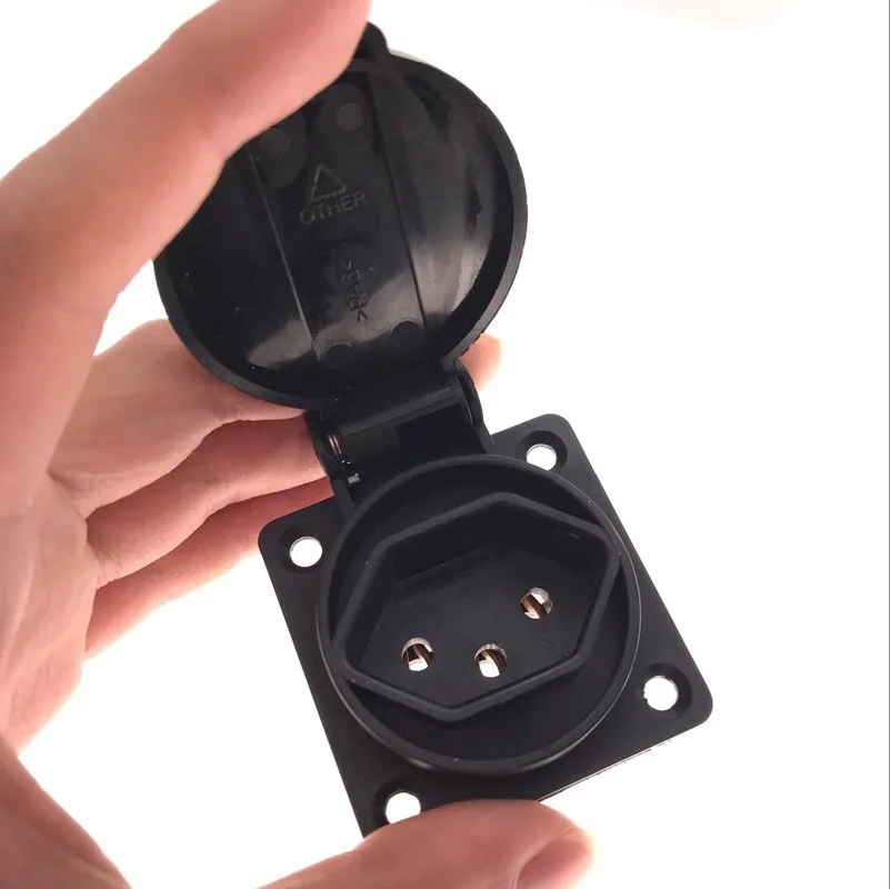 Швейцарская Водонепроницаемая промышленная розетка 10 А 250 В переменного тока