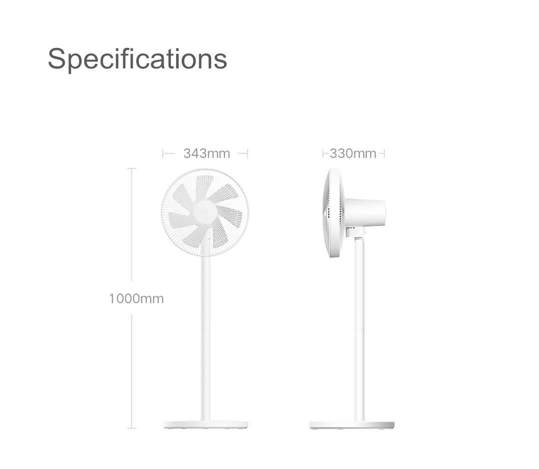 

xiaomi MIJIA Mi Smart Standing Floor Fan Table Electric Fan Natural Wind Air Cooling App Control CN Version Home Air Cooler