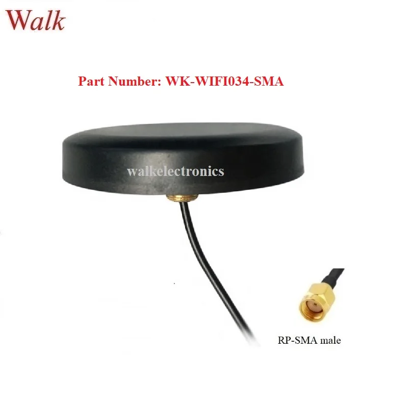 Всенаправленная антенна с винтовым креплением Wi Fi двухдиапазонное крепление на