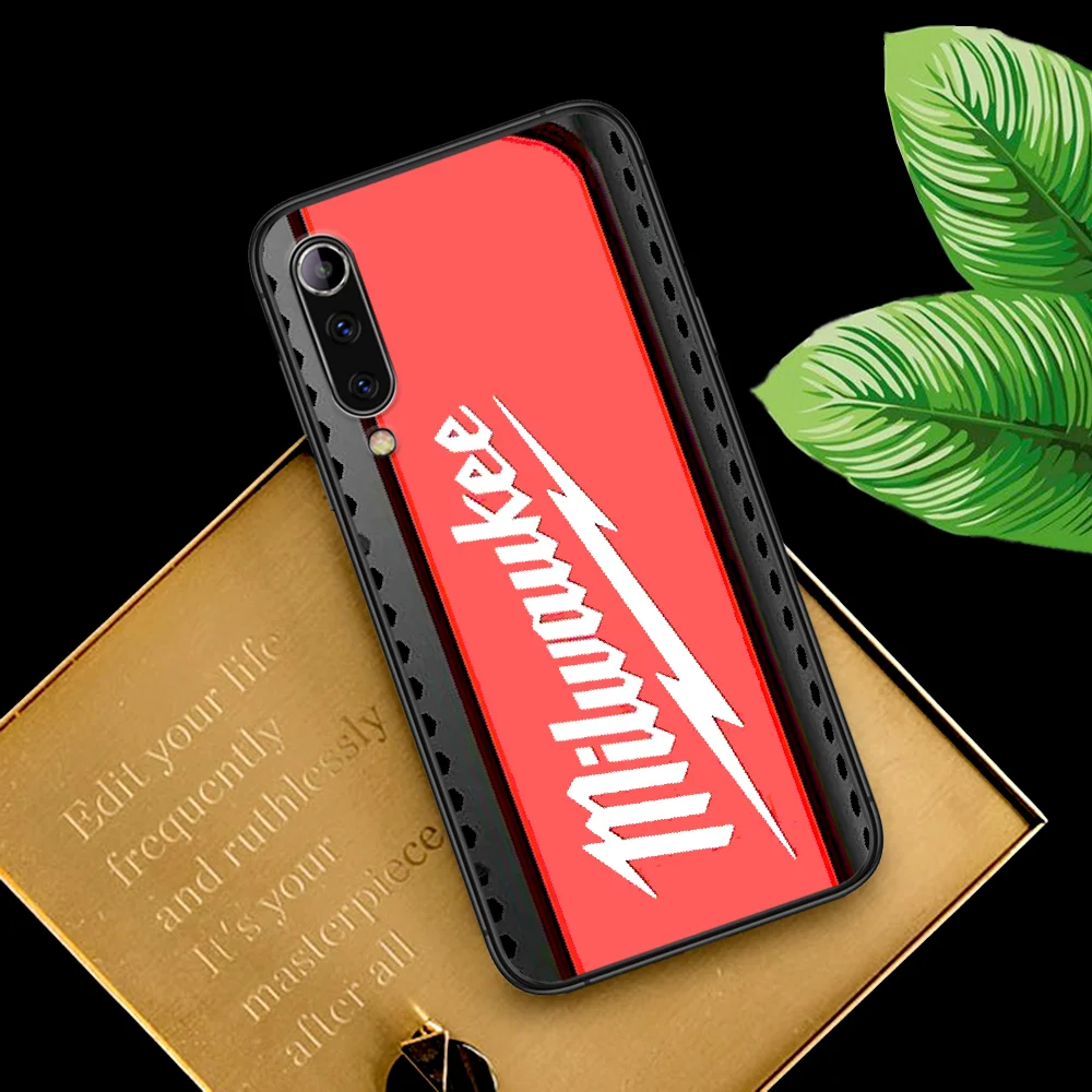 

Toolbox Milwaukees Phone Case For Xiaomi Mi Note 10 A3 9 MAX 3 A2 8 9 Lite Pro Ultra black Cell Pretty Etui Silicone Coque Trend