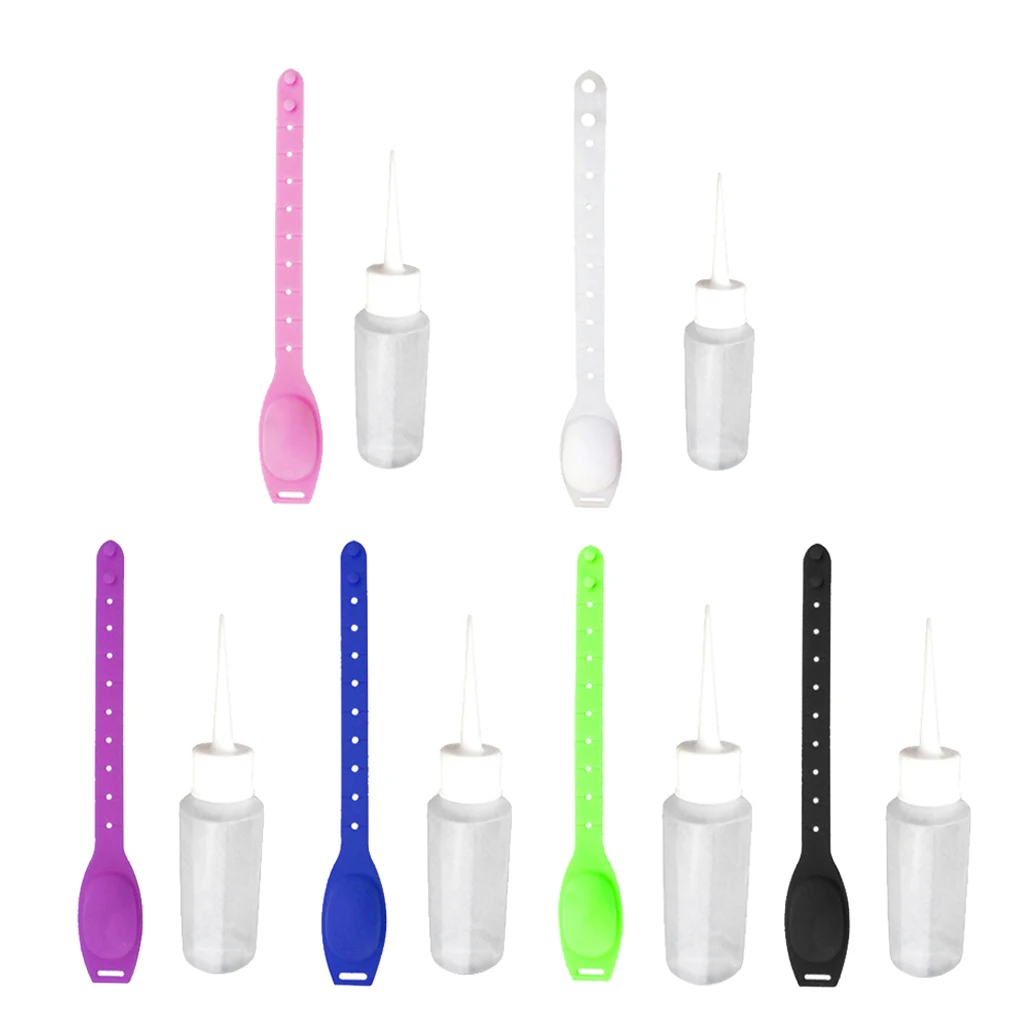 

Hand Sanitizer Disinfectant Sub-packing Silicone Bracelet Wristband Hand Dispenser Wearable Hand Sanitizer Dispenser Pumps
