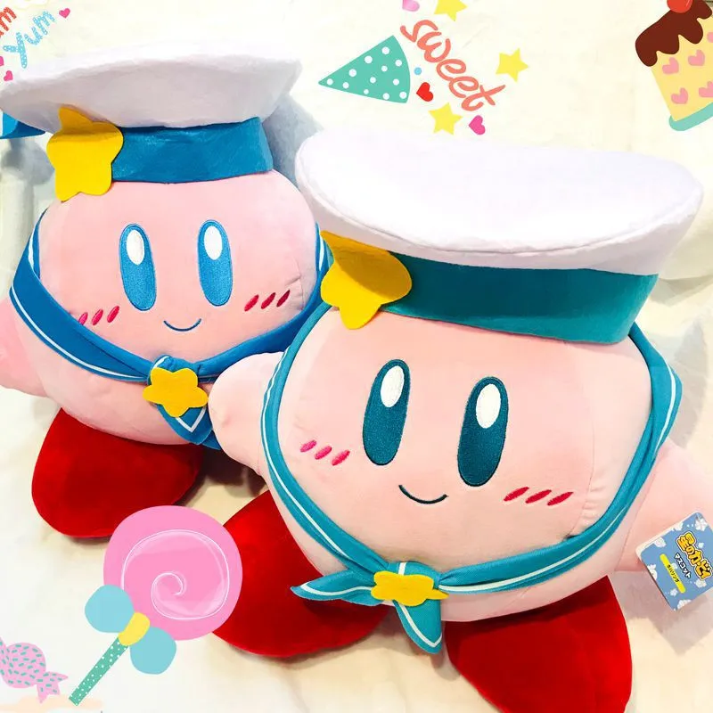 

Мягкие игрушки и плюшевые игрушки Kirby, 35 см, мультяшная фигурка, искусственная плюшевая девушка, подарок на 25-ю годовщину, кукла