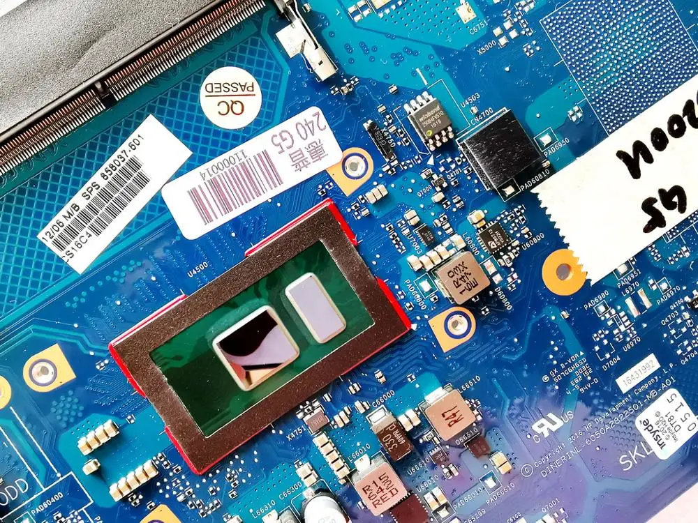Оригинальная материнская плата для ноутбука HP 250 G4 240 G5 i5 6200U 858037 601 протестирована