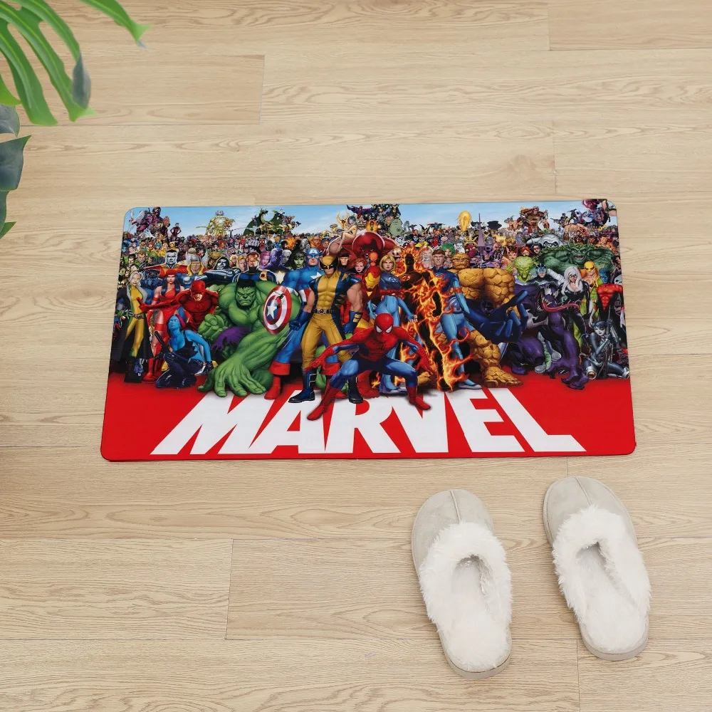 Marvel супергерой входной коврик коврики для кухни для пола Придверный коврик для улицы нескользящий коврик для дома пол половик Добро пожаловать ковры