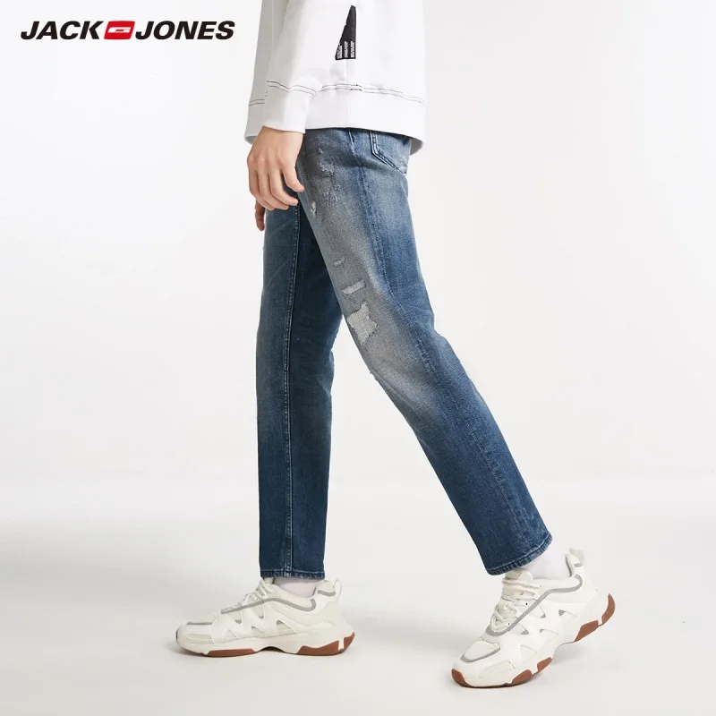 JackJones зимняя мужская мода тренд стрейч джинсы длинные брюки 218432524 | Мужская одежда