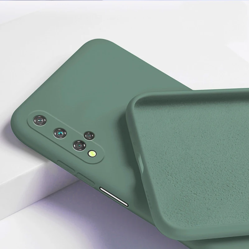 

Liquid Silicone Skin Feel Soft case for Huawei Honor 30 20 Pro 30S Case for Honor View 20 30 Pro Camera Protect Shockproof Funda