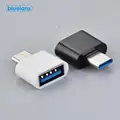 2PCS Universal Usb To Type C Adapter For Android Mobile Mini Type-C Jack Splitter smartphone USB C Connectors OTG Converter