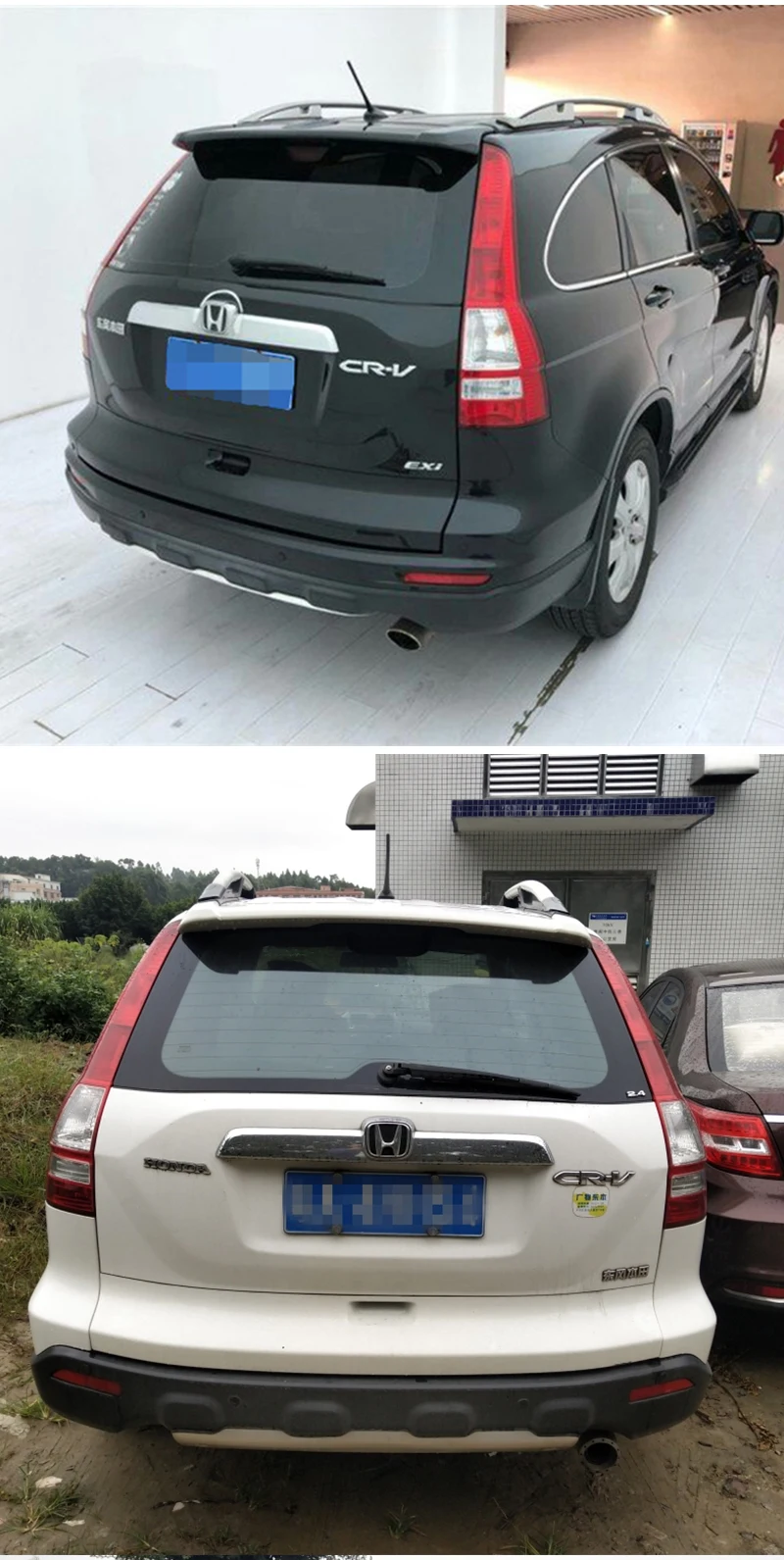 Для Honda спойлер CRV 2007-2011 Задняя Крышка багажника автомобильный Спойлер ABS Материал CR-V заднее крыло спойлер автомобильное украшение с цветом