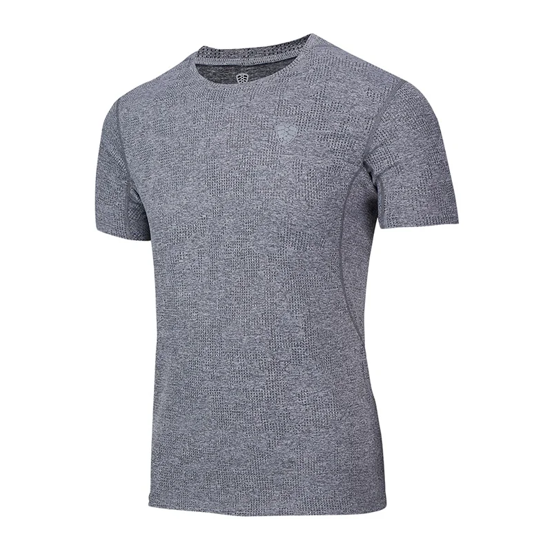 

Men Short Sleeve T-Shirt Summer Casual Quick-drying Tee Tops Fitness Apparel Running Sportswear
