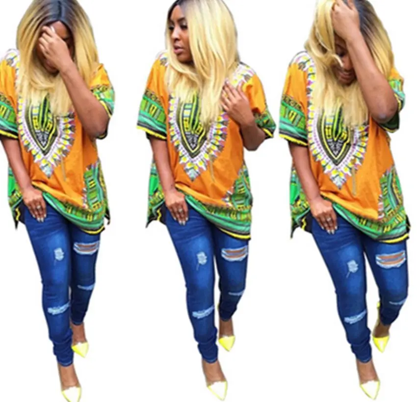 

Women Summer Short Sleeve Floral Print Boho Dress Casual African Style Vintage Dress Birthday Dress for Women Summer Dress