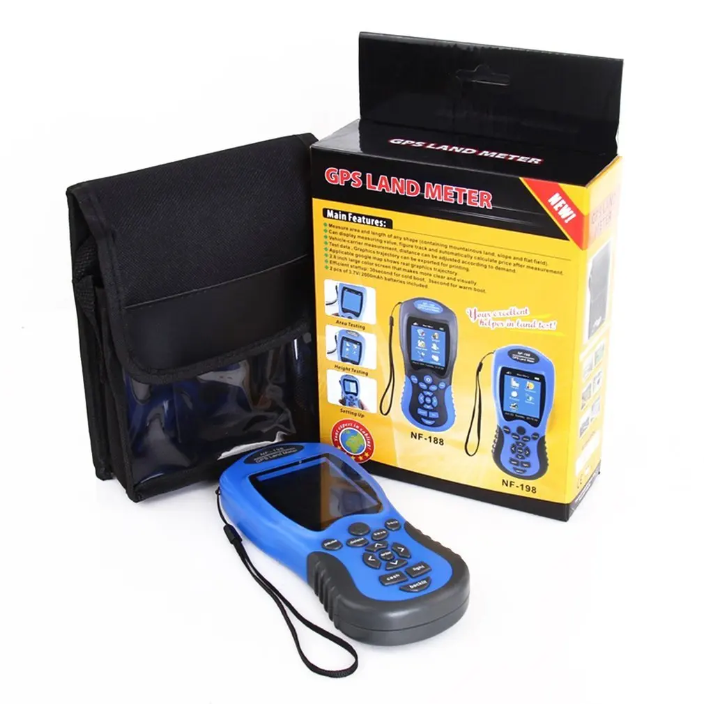 NF-198 GPS измерительные устройства счетчик земли ЖК-дисплей измерительная ценность