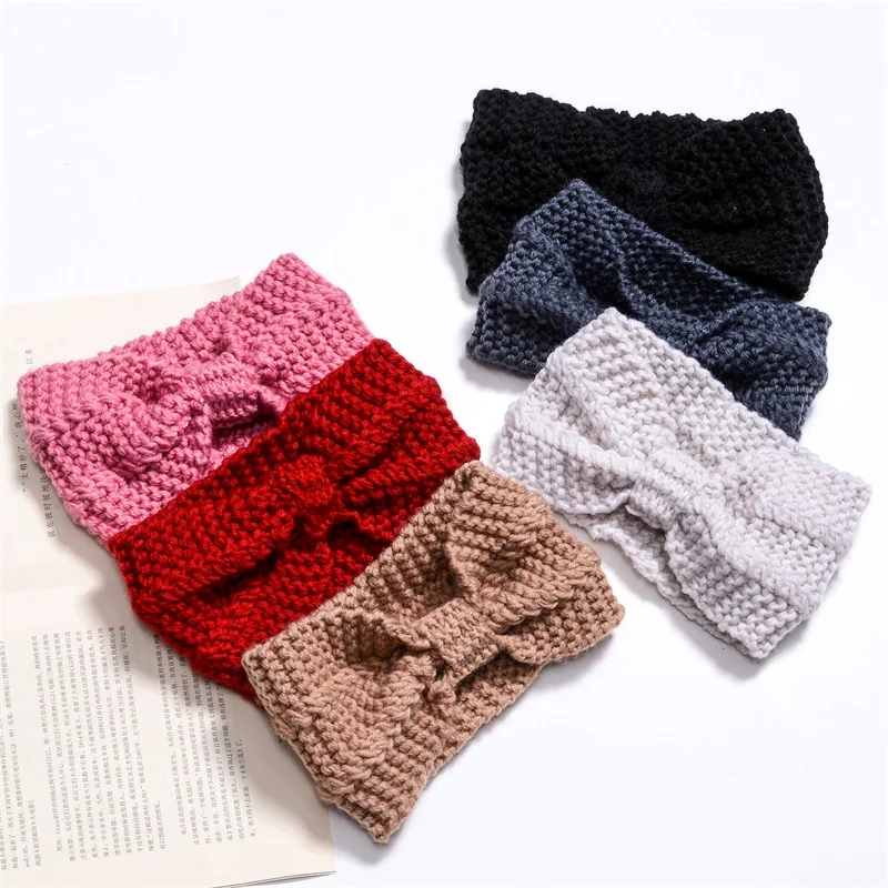 Женские зимние шапки шерстяная однотонная шапка для защиты ушей модная зимняя