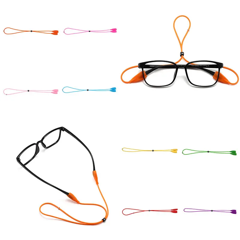 

Silicone Ear Hooks Glasses Legs Lanyards Accessories Elastic Earmuffs Non-slip Sleeves Ear Support Anti-off Rope Holder Strap