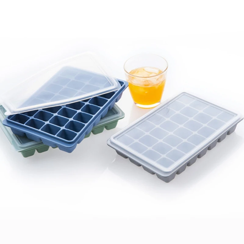 28 сетки поднос кубика льда морозильник пресс форма для кубиков делая силиконовая