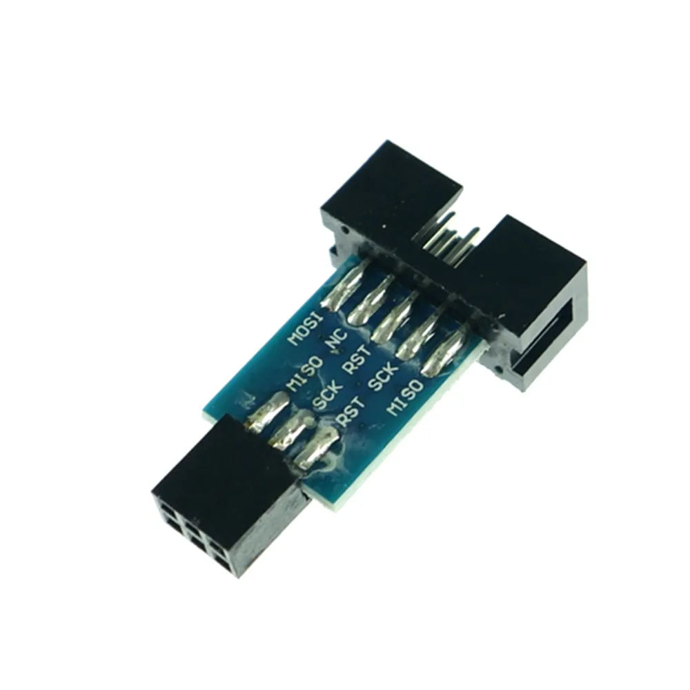 Преобразователь 10 контактов в 6 для стандартной платы адаптера ATMEL STK500 AVRISP USBASP ISP
