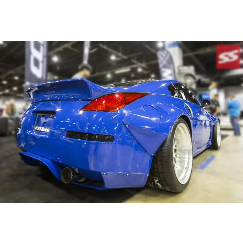 Автомобильные аксессуары для Nissan 350Z FRP волокна Стекло RB Стиль задний диффузор 3