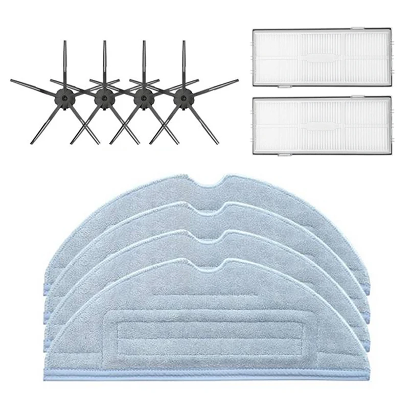 

TOP!-Hepa Filter Mopping Cloths Side Brush for Xiaomi Roborock T7S T7Plus T7Splus S7 Mopping Cloth Spare Parts