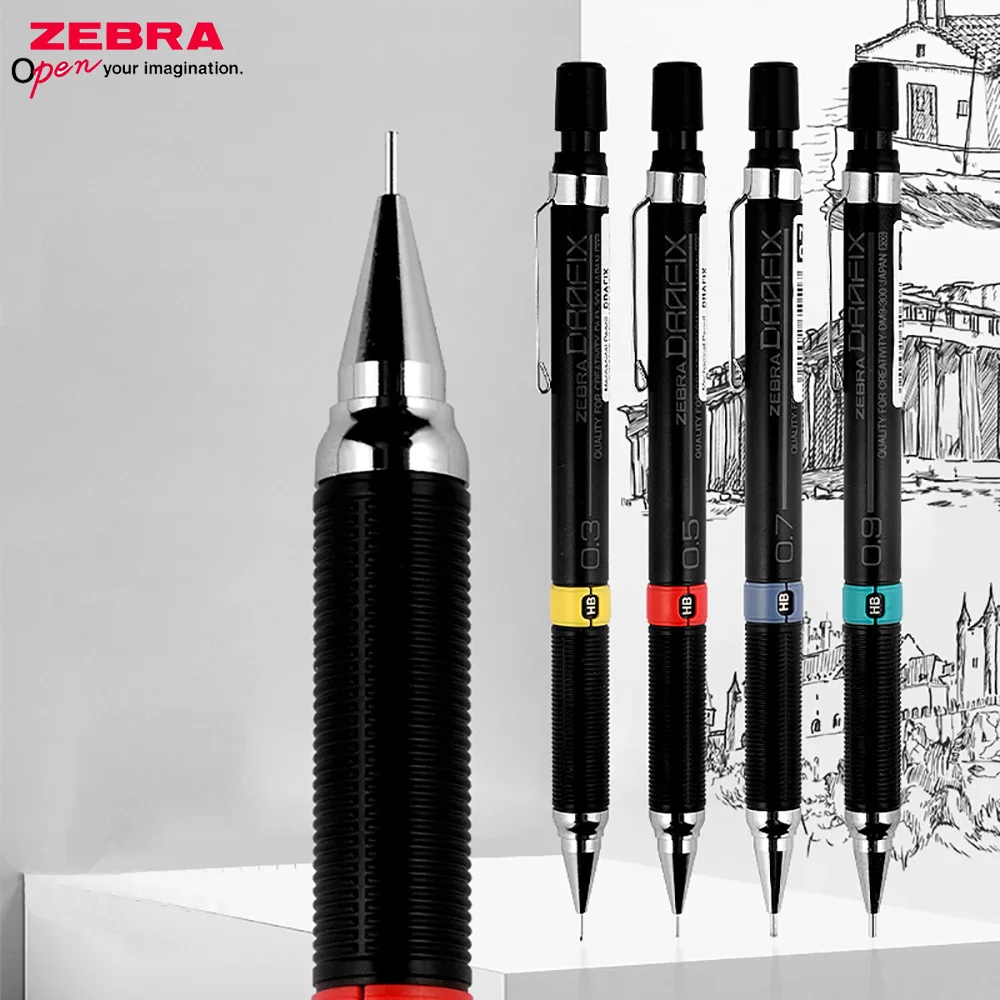 

Japanese ZEBRA DM5-300 Student Drawing Pen Core Will Not Break Mechanical Pencil 0.3 / 0.5 / 0.7 / 0.9mm