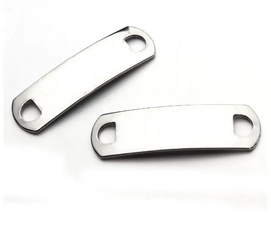 

10pcs/lot 41*12mm Connector Stainless steel tail tag with water drop Pendant For DIY bracelet Jewelry Making fh5d
