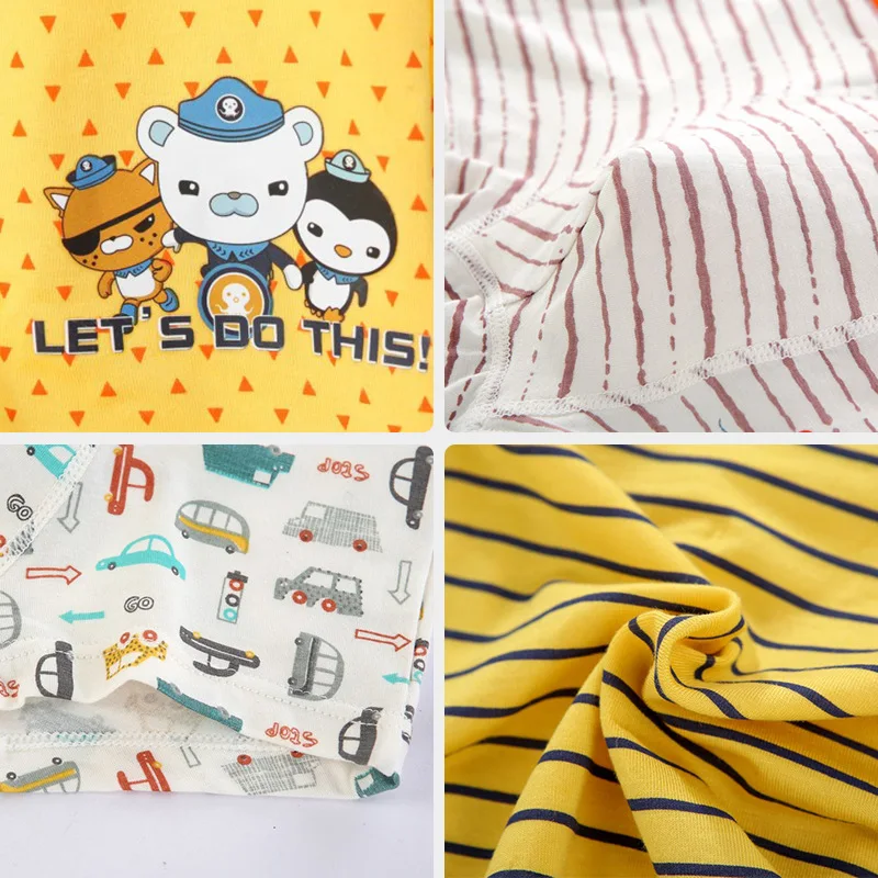 

3pcs/lot Cartoon Animal Pattern Boys Underpants Briefs Modal Breathable Kids Boxer Underwear for Boys Children Clothes 3-12T