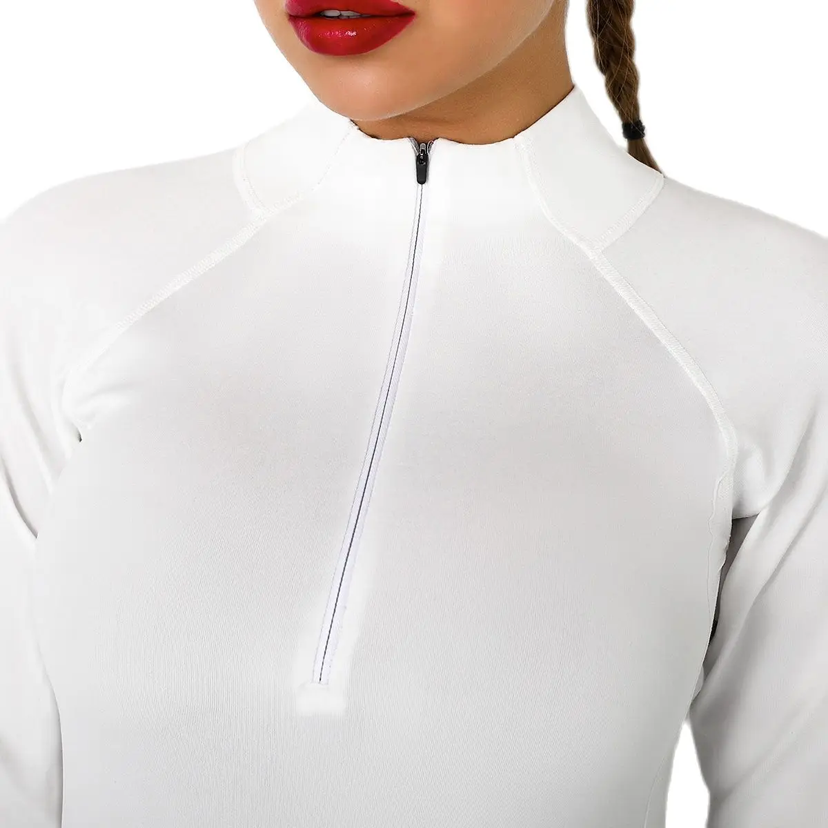 

Long Sleeve Yoga Shirts Sport Top Fitness Yoga Zipper Movement Shaping Top Gym Top Sports Wear for Women Push Up Running Clothes