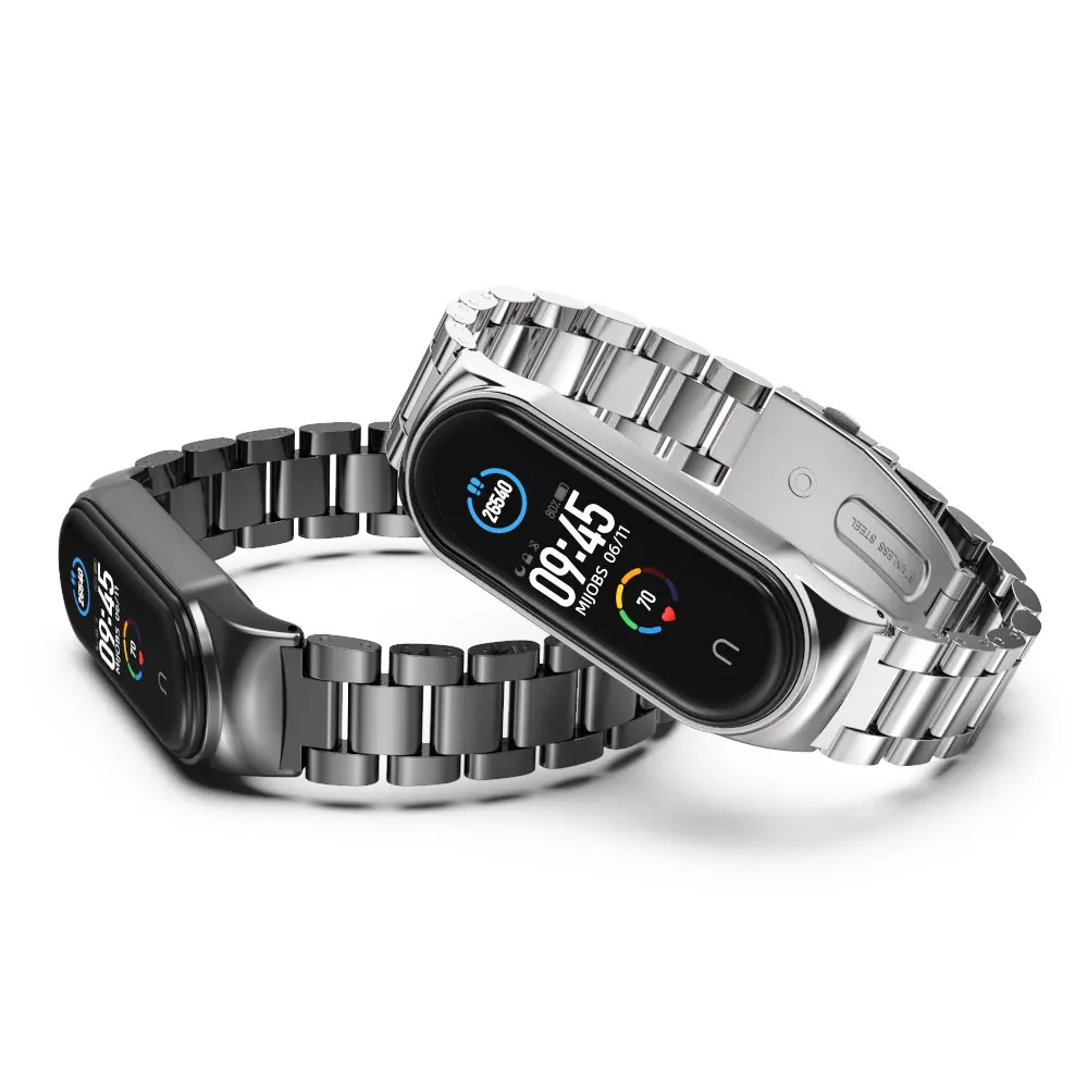 Mi Band 4 ремешок для Xiaomi Correas Pulseira 5 3 браслет металлический магнитный Miband Xaiomi умные