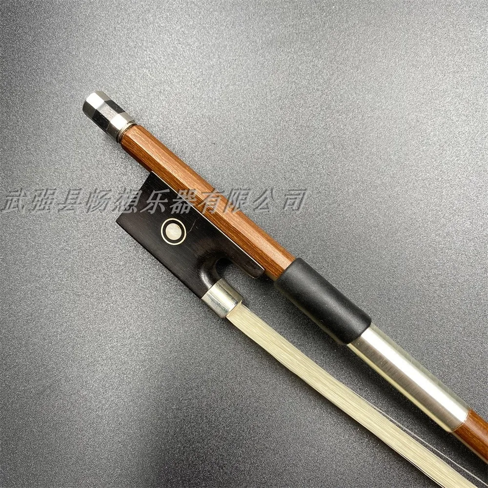 Студенческий лук для скрипки размер 4/4 из бразильского дерева с эбеновой