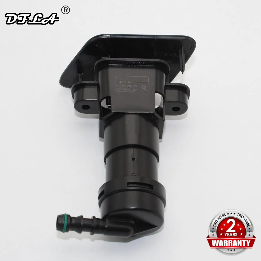

Right Side For Audi A4 B6 Avant 2000 2001 2002 2003 2004 2005 Headlight Washer Lift Cylinder Spray Nozzle Jet + Cover Cap