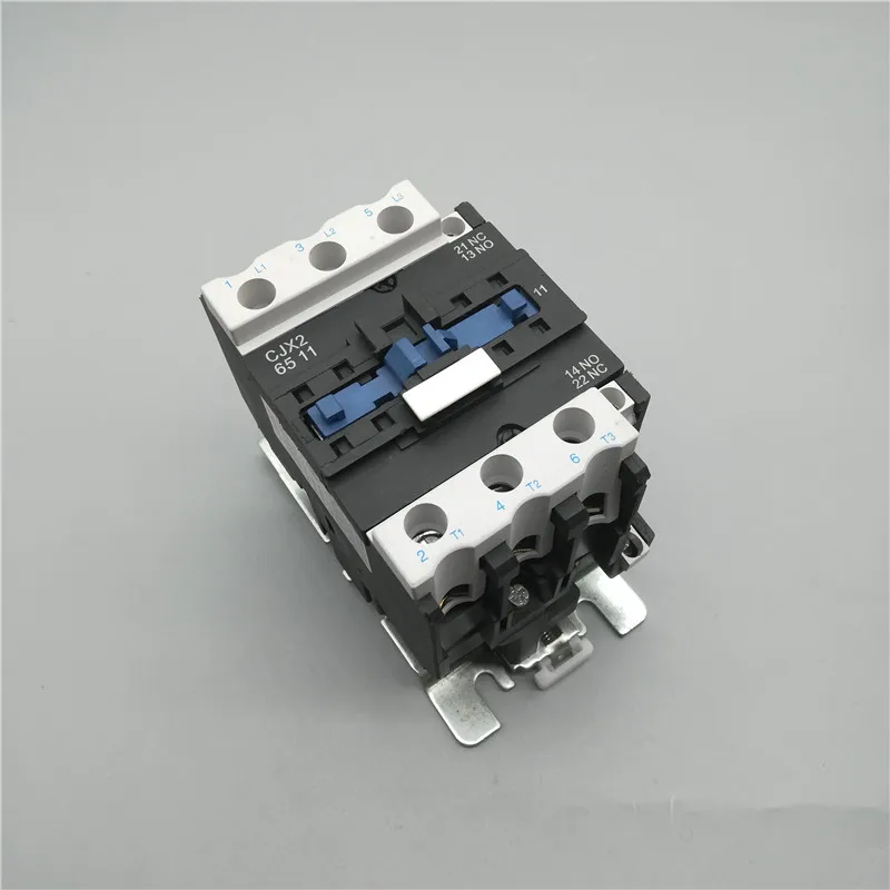 CJX2-6511 промышленный магнитный контактор переменного тока 3 фазы 65A Din Rail Telemecanique