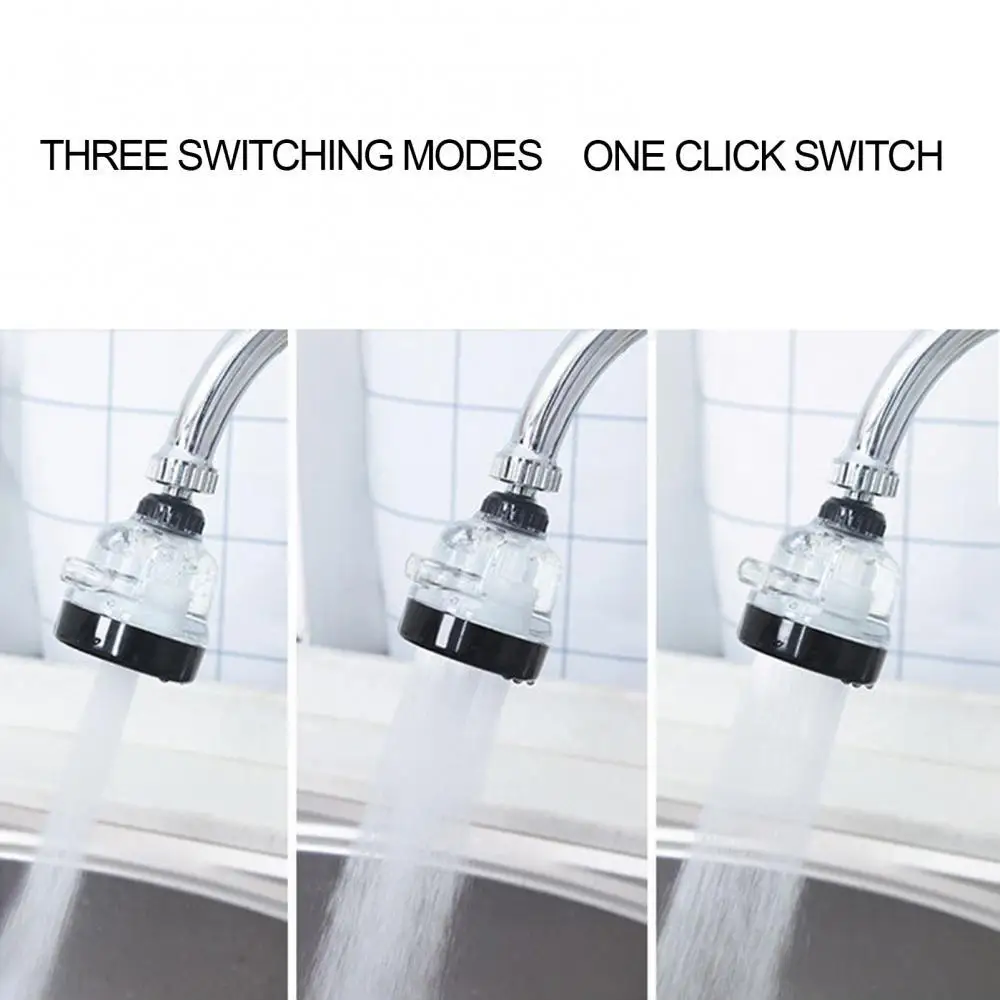 

5Pcs/Set 3 Gears Pressurized Faucet Extender Filter Washing Fruit Sprayer Nozzle