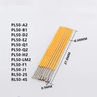 100 шт латунный никелированный компрессионный тестовый зонд PL50 - A2  B1  D2  E2  Q1 Q2  J1  H2  LM2  F1 диаметр 0,68 мм