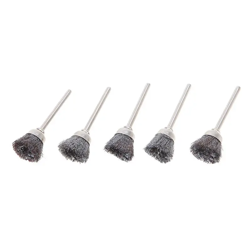 

10Pcs/set Bowl Shape Metal Wire Brushes Brass Wheel For Grinder Or Drill 13mm