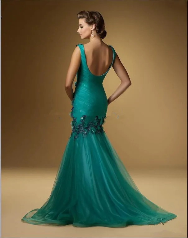 

free shipping 2018 new maxi vestidos formales long wong Beaded Ruched Mermaid Special Sexy prom Gown mother of the bride dresses