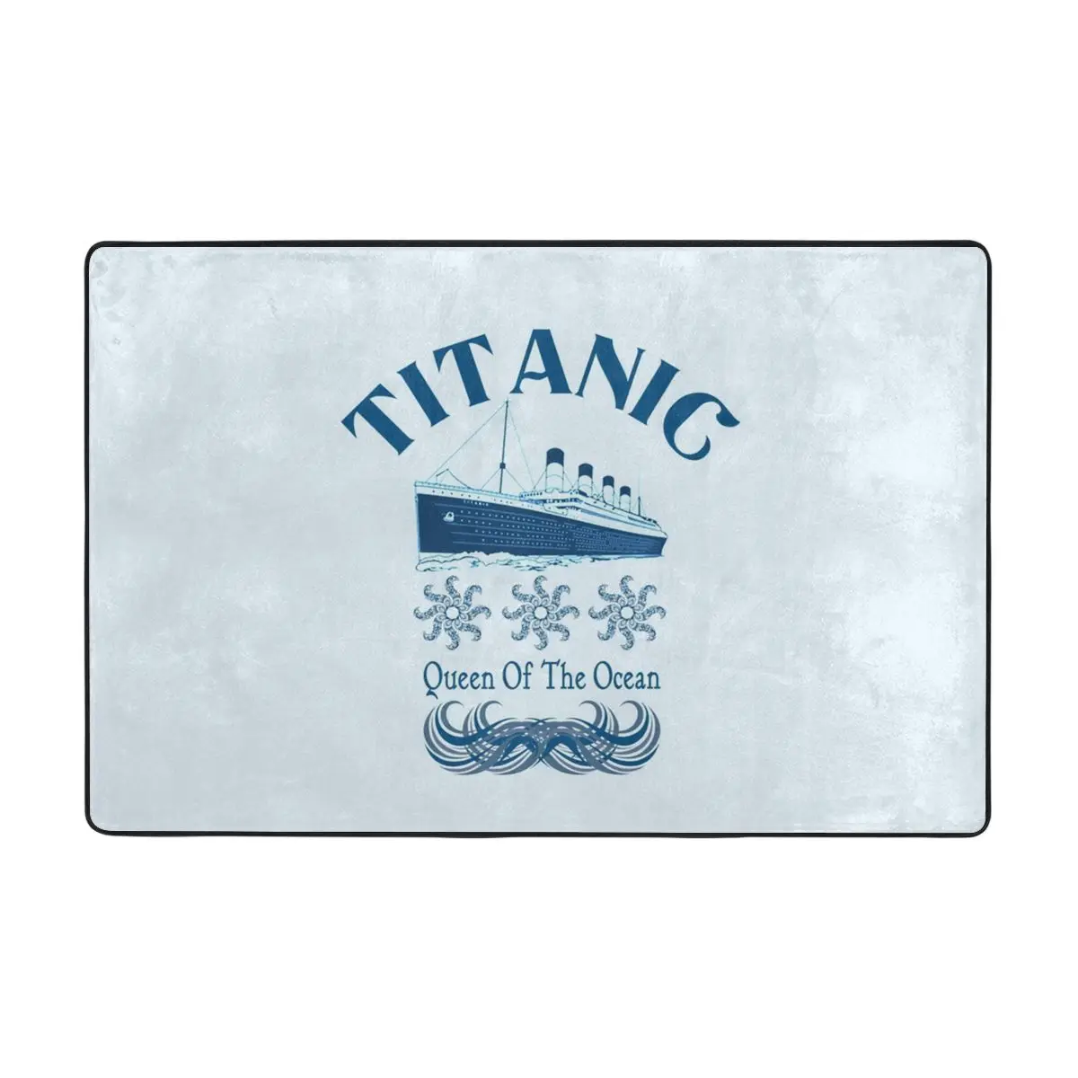 Titanic Queen Of The Ocean Doormat Carpet Mat Rug Polyester Non-Slip Floor Decor Bath Bathroom Kitchen Living Room 60x90
