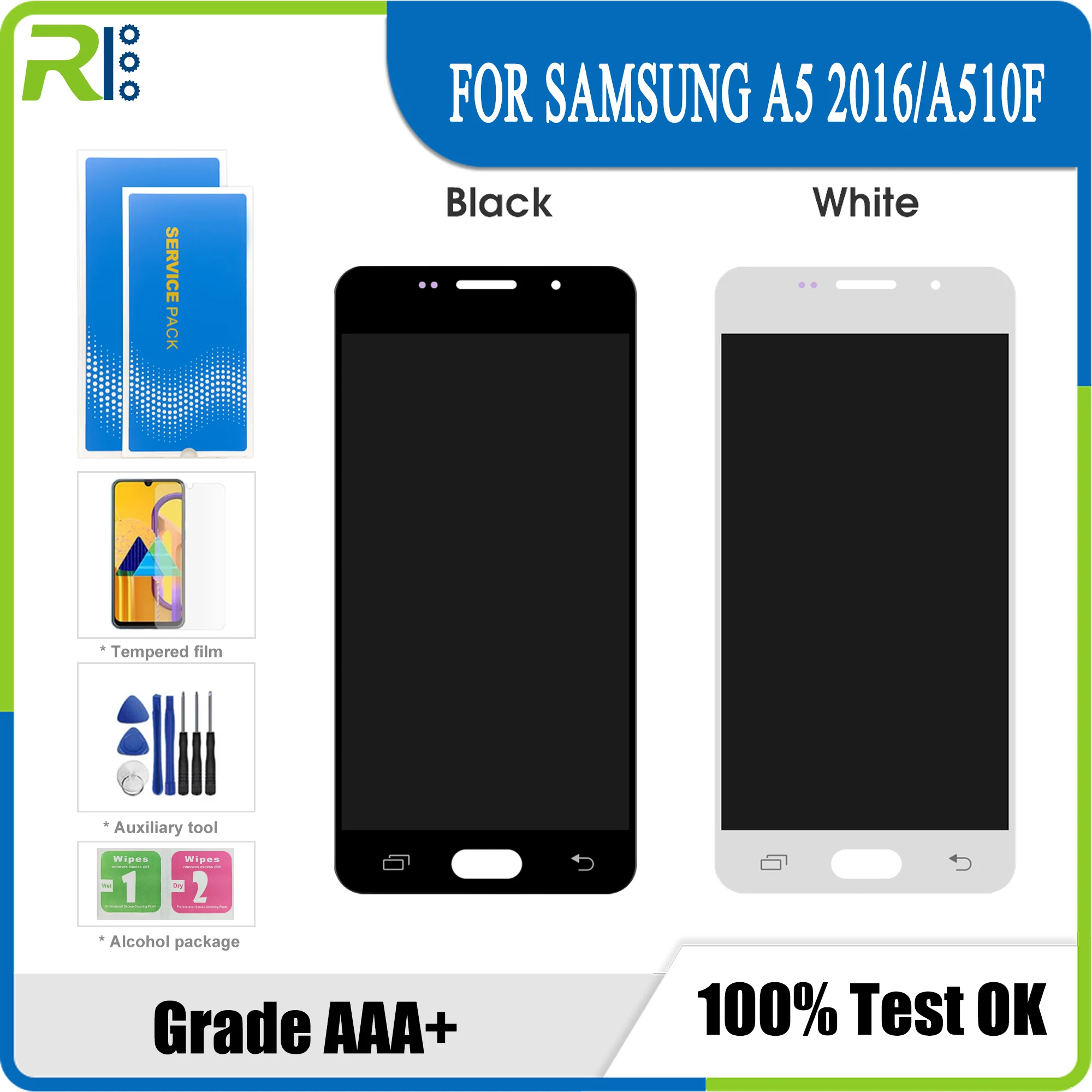 

Оригинальный ЖК-дисплей 5,2 ''Super AMOLED для Samsung Galaxy A5 2016 A510F A510M A510FD A510, ЖК-дисплей, сенсорный экран, дигитайзер, монтаж