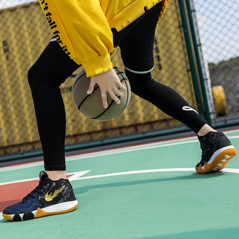 Autumn and winter Men Basketball Shoes Non-slip Street Culture Sports Wear-resisting High Quality Sneakers | Спорт и развлечения