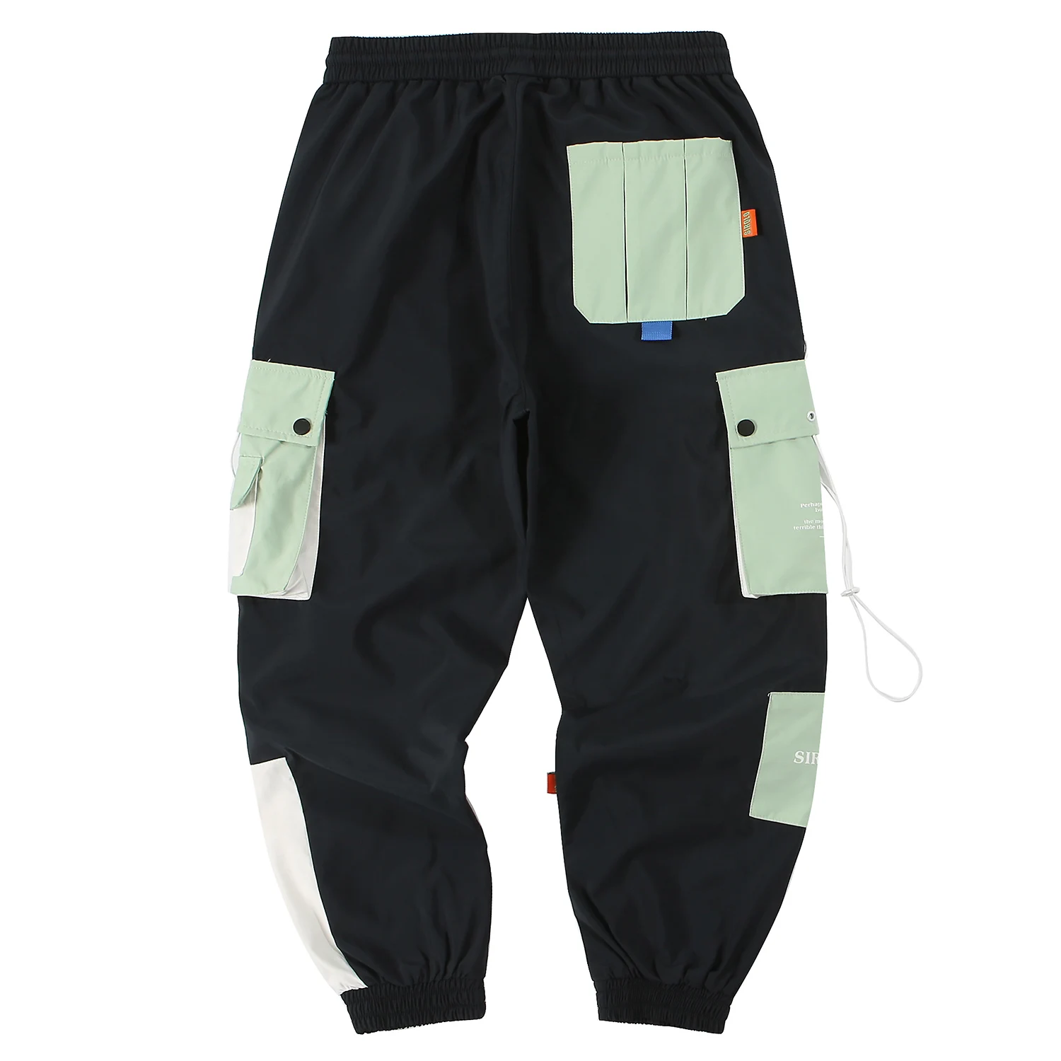 Брюки-карго мужские составного кроя с множеством карманов модные повседневные