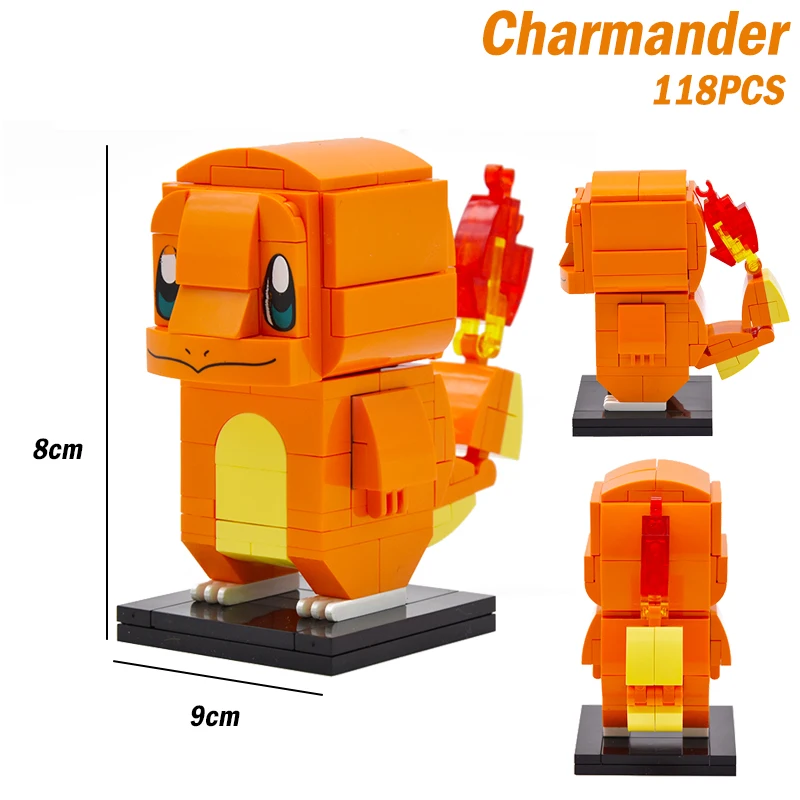Конструктор в виде покемона из мультфильма BrickHeadz