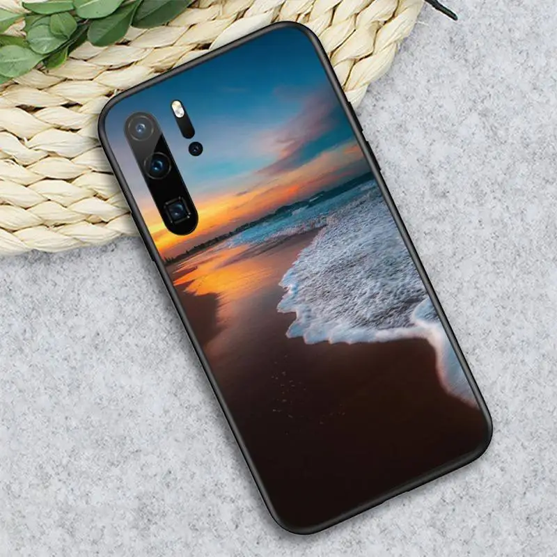 

Sunset view of Bali Ocean Beach Phone Case For Huawei Mate 9 10 20 Pro lite 20x nova 3e P10 plus P20 Pro Honor10 lite