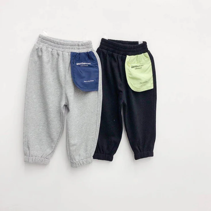 

Хлопковые брюки для детей, однотонные повседневные спортивные брюки для мальчиков и девочек, детские брюки для бега