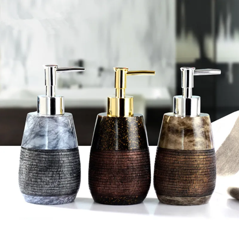 

liquid soap dispensers resin soap imported resin Bottles Bath Bathroom accessories soap dispensers bottlesRetro press bottle
