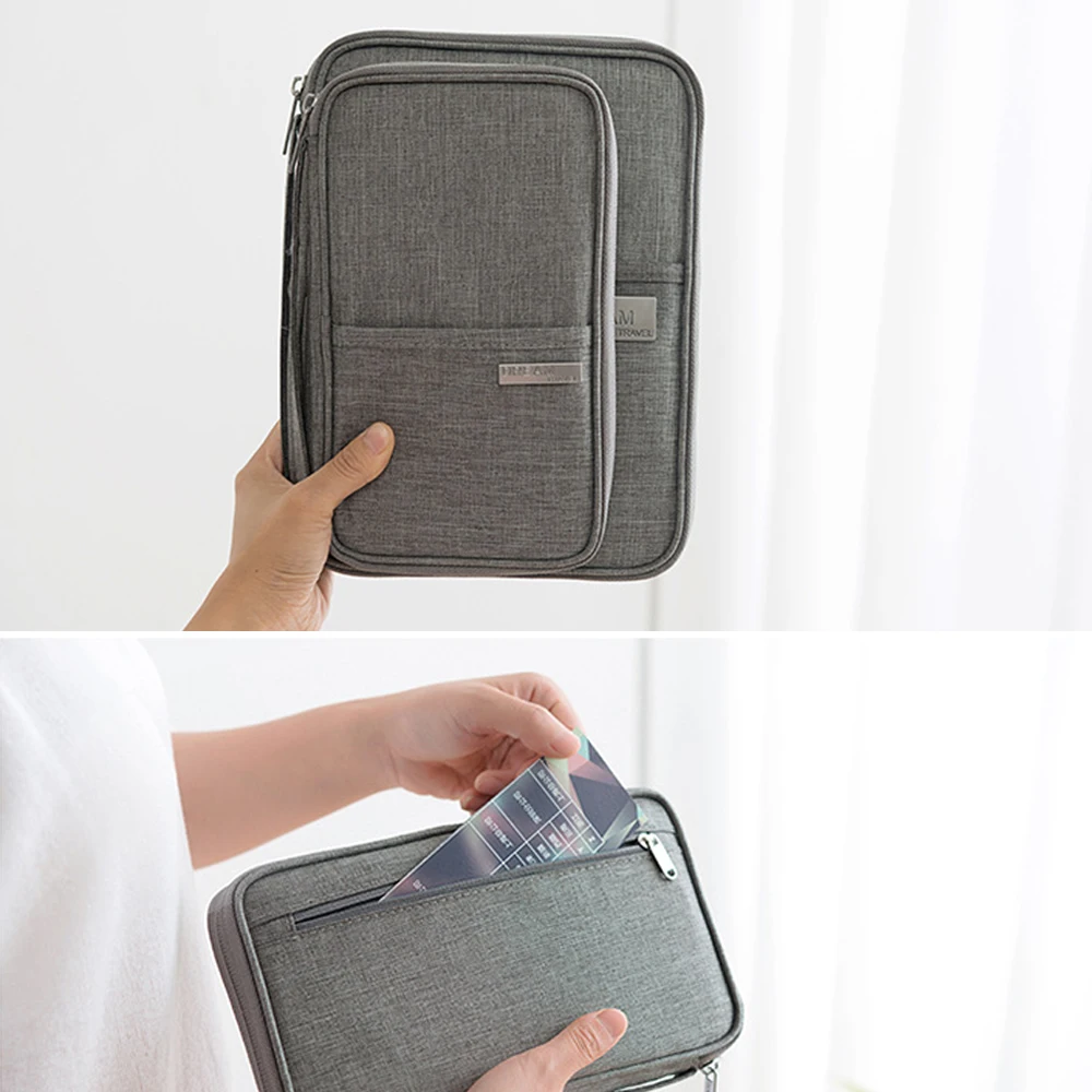 1 шт. дорожный кошелек-держатель Водонепроницаемый Многофункциональный кошелек