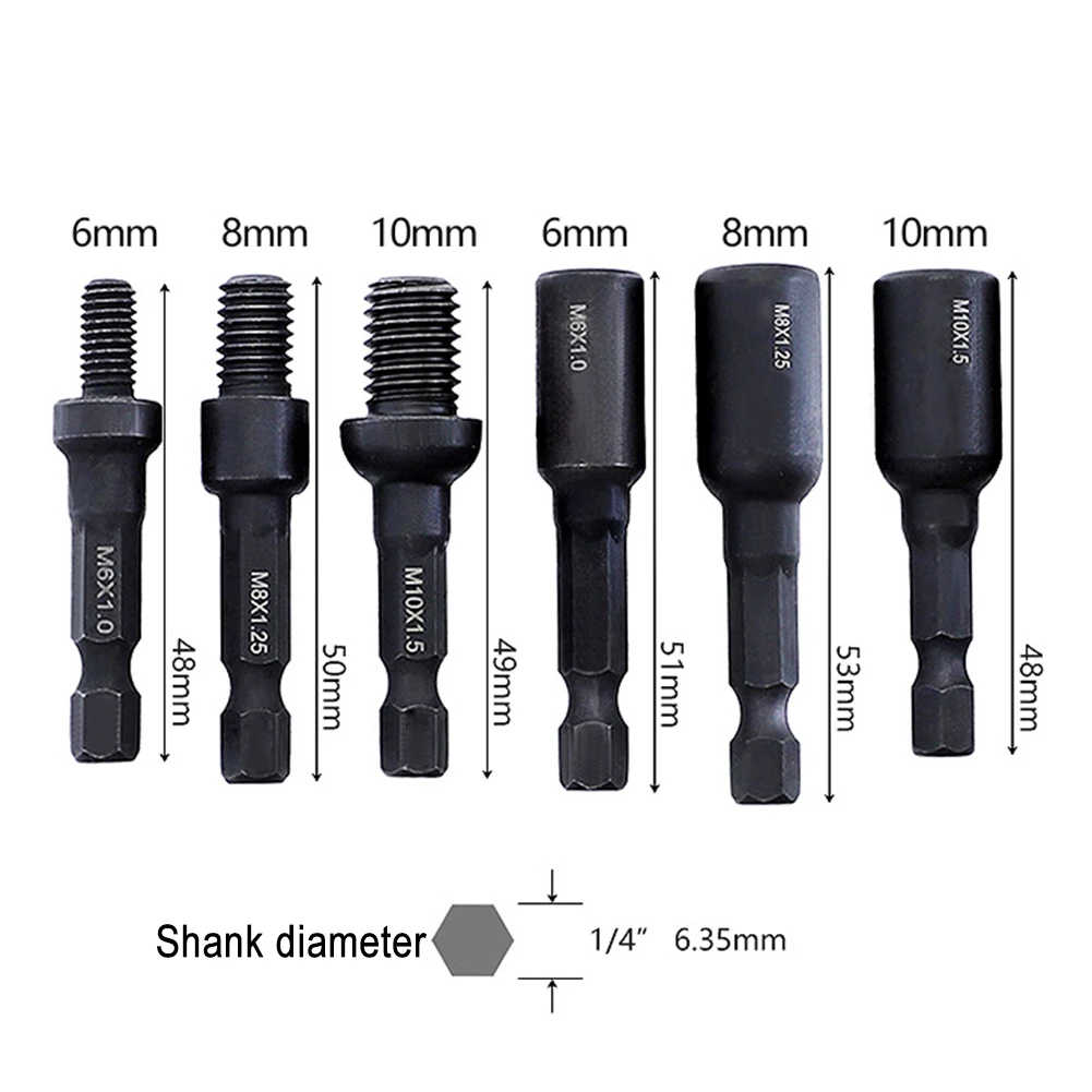 

1/2/5Pcs Stainless Steel Extension And Thick Round Joint Nut M6 M8 M10 Cylindrical Screw Rod Welded Round Nut