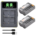 Аккумулятор EN-EL3e 1900 мАч для Nikon D30 D50 D70 D70S D90 D80 D100 D200 D300 D300S D700 + зарядное устройство со светодиодами