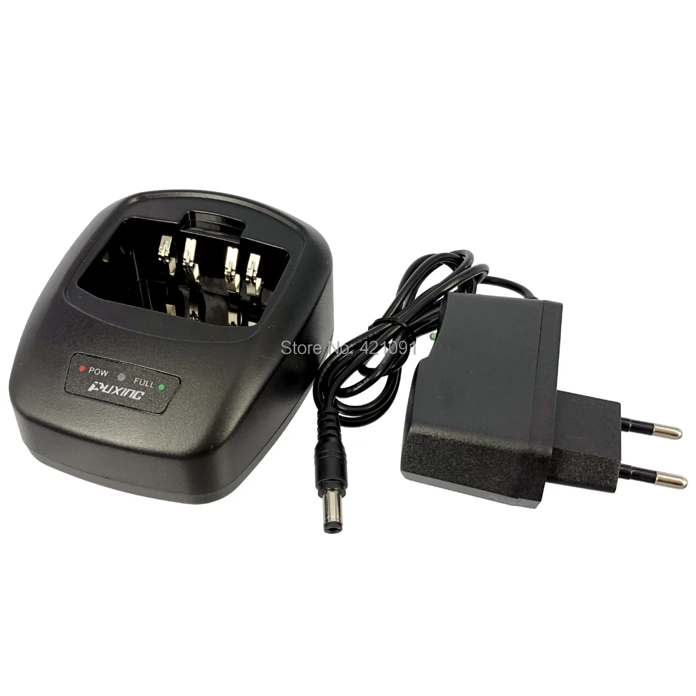 Desktop Charger AC Adapter for Puxing PX-888K PX-UV973 PX-777 PX-328 PX-728 PX-888 VEV-3288S Walkie Talkie Two Way Radio EU/US